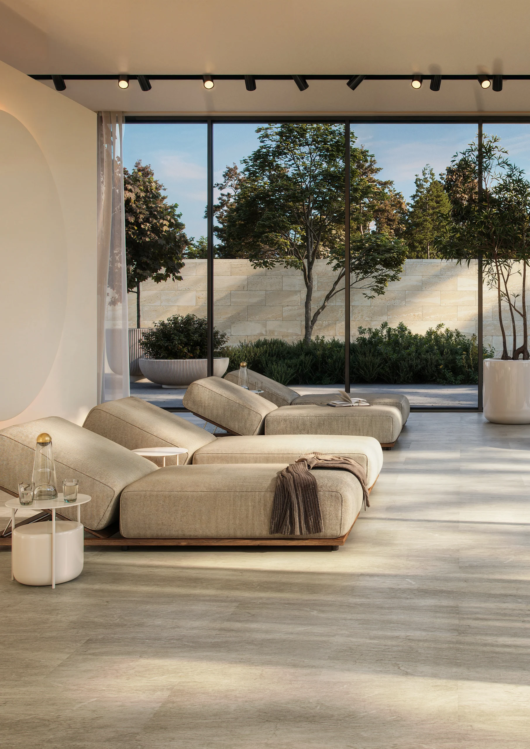 PURLINE Serene Marble Light Stone Tile